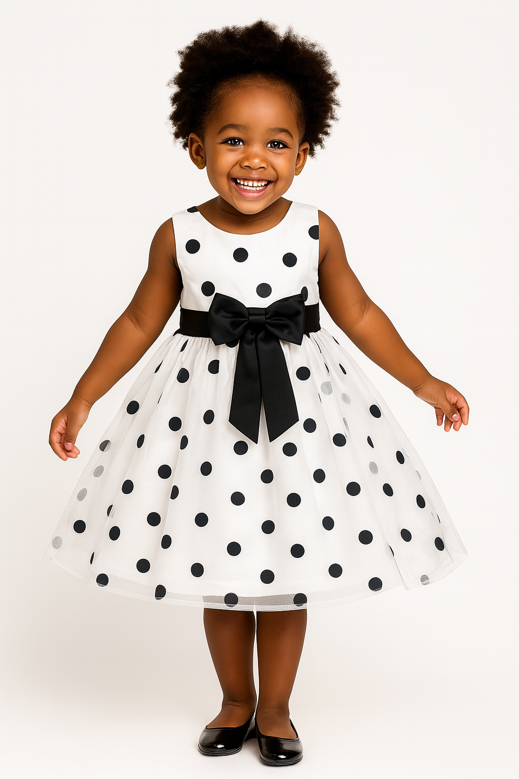 POLKA CHARM PARTY DRESS