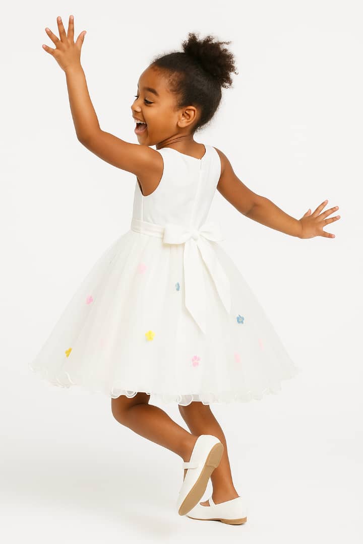 IVORY PETAL DRESS MD13IVY