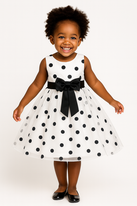 POLKA CHARM PARTY DRESS