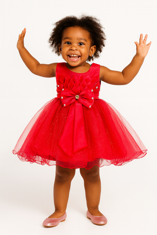 RED ALICIA BALL GOWN BMSRED