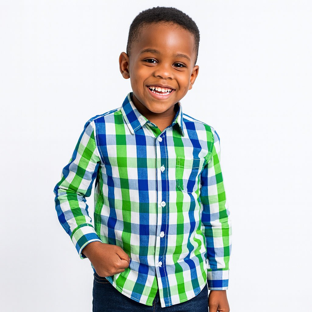 SOLO BOLD CHECK L/SL SHIRT MD1520